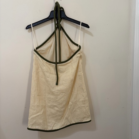 Farm Rio Coconut Halter Linen Mini Dress - Picture 11 of 11